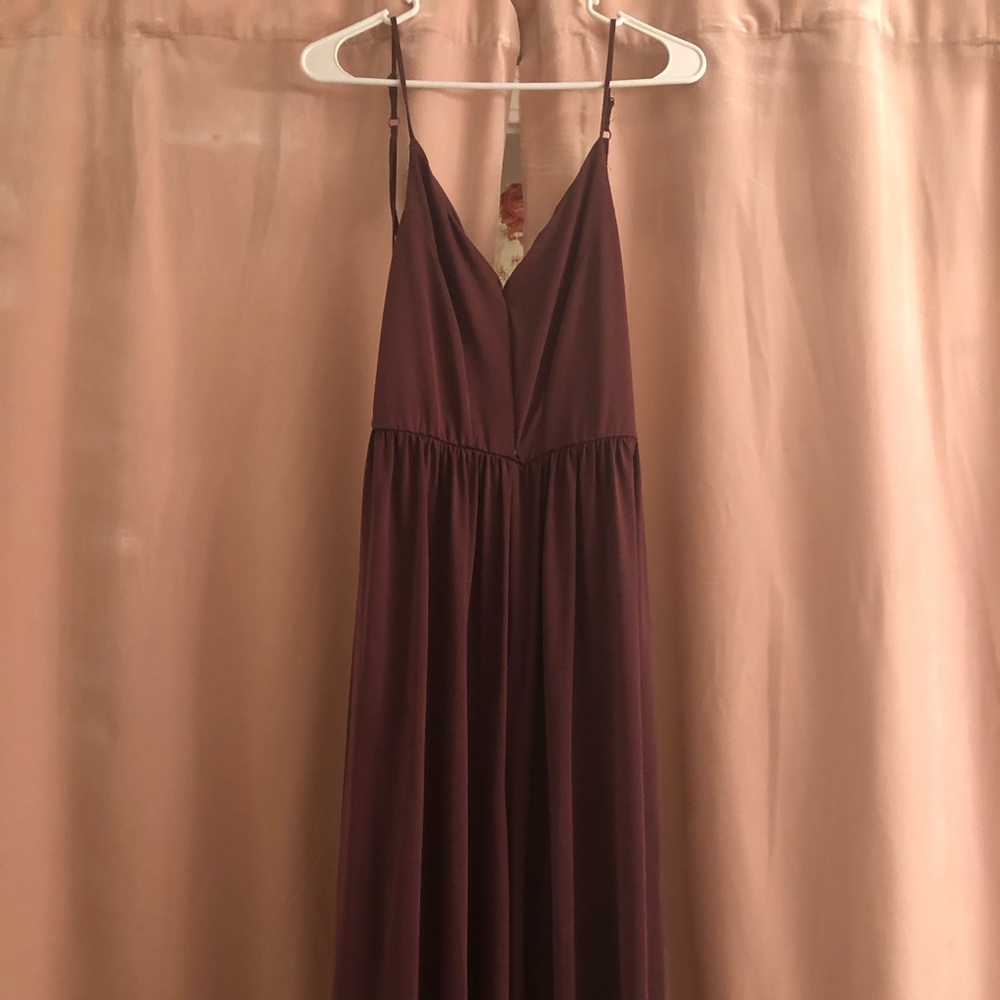 Purple Wide Leg Jumpsuit